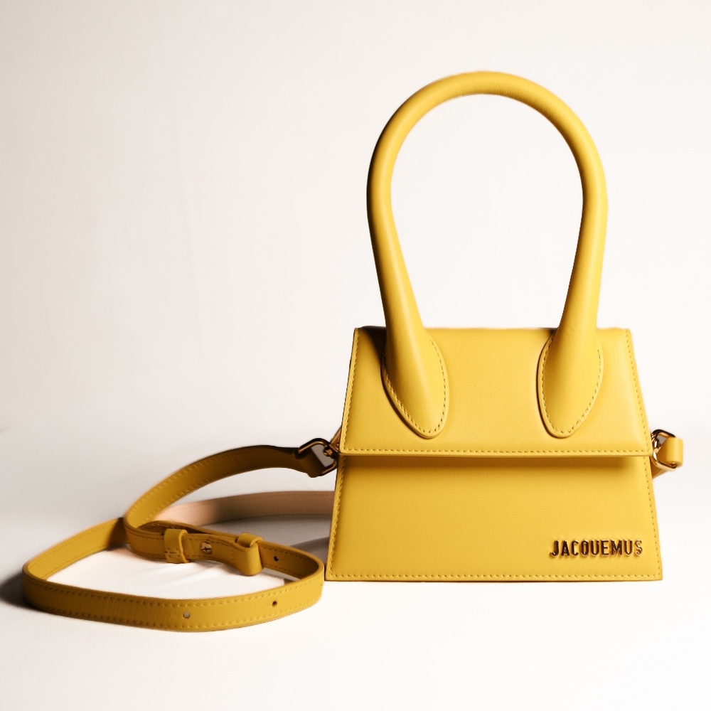 JACQUEMUS Leather Mini Top Handle Bag
